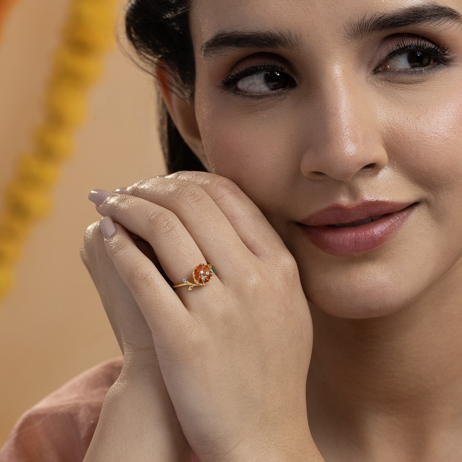 Majestic Horizon 925 Silver Diamond Ring